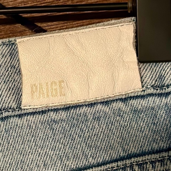PAIGE Noella Straight Leg Raw Hem Denim Jeans (Doretta Destructed), 27 - Picture 5 of 7